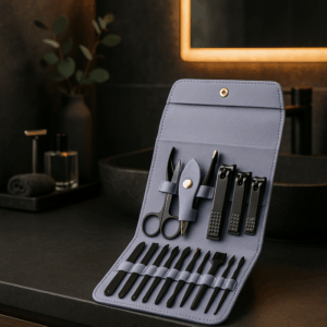 Kit manicure estojo courino 16 pcs cores (Lucs) - Imagem 2