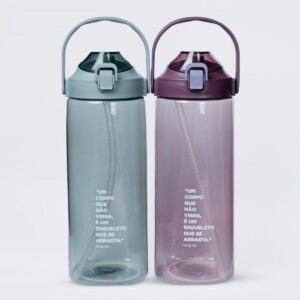 Garrafa Corpo Que não Vibra (Cinza) LUCS