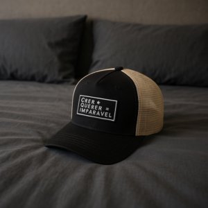 Boné luxo (crer + querer= imparável) LUCS