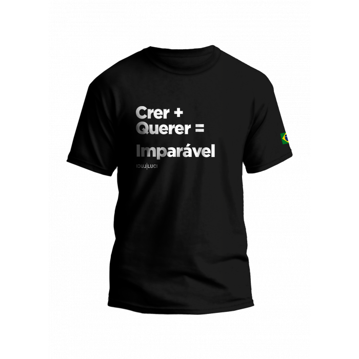 Camiseta premium crer + querer = imparável (P) - LUCS - Imagem 2